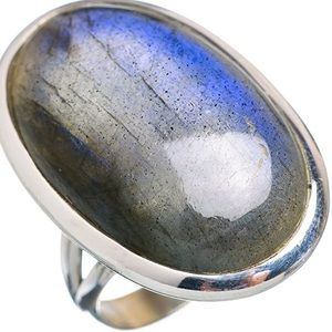 Labradorite 925 Sterling Silver Ring s 4.25 Ana Co